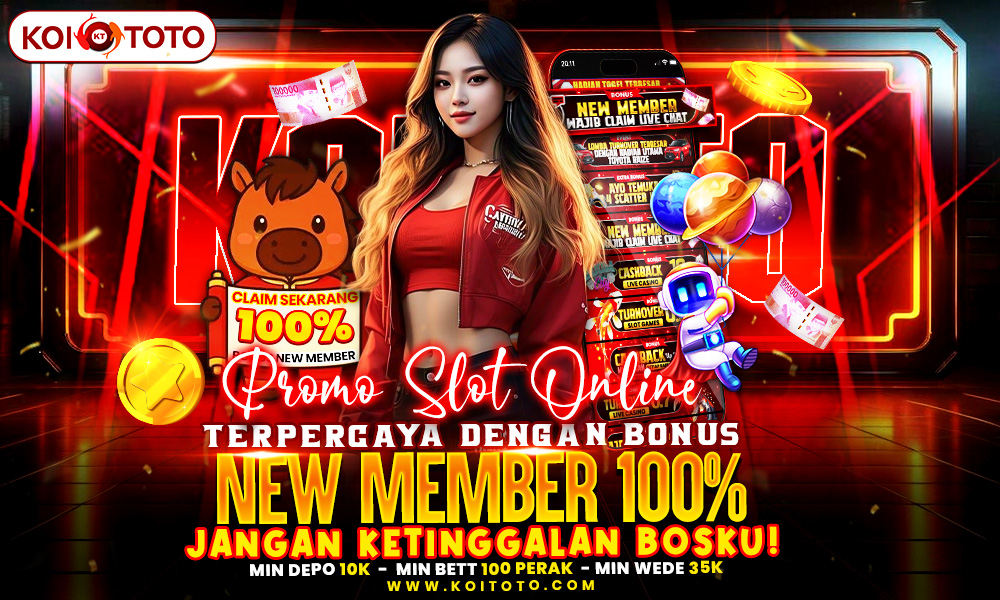 Promo Slot Online Terpercaya dengan Bonus New Member 100%, Jangan Ketinggalan Bosku!